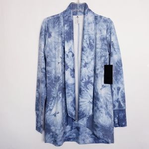 90 Degree By Reflex Shawl Collar Open Front Cardigan